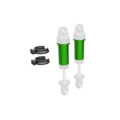 Body, GTM shock, 6061-T6 aluminum (green-anodized) (includes spring pre-load spacers) (2) [TRX9763-GRN]