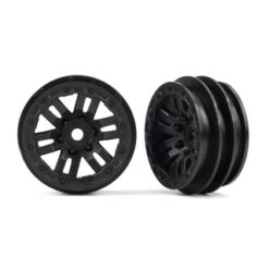 Wheels, 1.0 (black) (2) [TRX9768]
