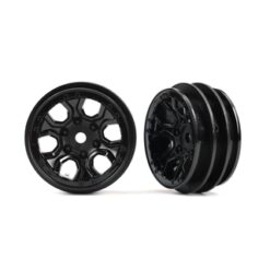 Wheels, 1.0 (black) (2) [TRX9770]
