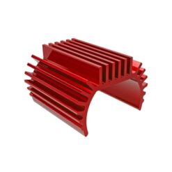 Heat sink. Titan 87T motor (6061-T6 aluminum. red-anodized) [TRX9793-RED]