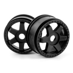 Maverick FLUX QuantumR Race Truck Wheel (Black/2pcs) [MAV150295]