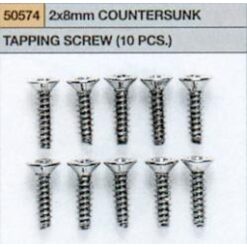 TAMIYA 2 x 8mm Verz. tapping screw (10) [TA50574]
