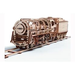 Ugears locomotief met tender (houtbouw) (443 delen) [UG70012]