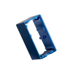 Servo case, aluminum (blue-anodized) (middle) (for 2250 servo), TRX2254 [TRX2254]