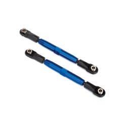 Camber links, rear (TUBES blue-anodized, 7075-T6 aluminum, stronger than titaniu [TRX3644X]