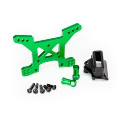 Shock tower. front. 7075-T6 aluminum (green-anodized) (1)/ b [TRX6739G]