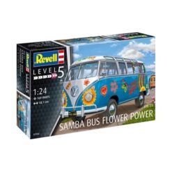 REVELL 1:24 VW T1 Samba Bus Flower Power [REV07050]