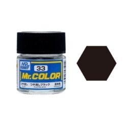 Mr. Color (10ml) Flat Black (Nr.33) [MRHC033]