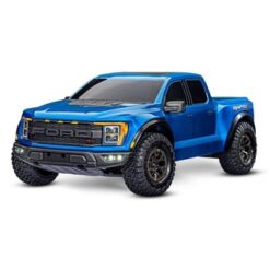 Traxxas Ford F-150 Raptor R 4X4: 1/10 Scale 4WD Truck with TQi Blue [TRX101076-4BLUE]