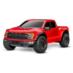 Traxxas Ford F-150 Raptor R 4X4: 1/10 Scale 4WD Truck with TQi Red [TRX101076-4RED]