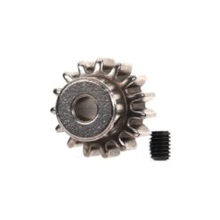 Gear, 15-T pinion (32-pitch) (fits 3mm shaft)/ set screw [TRX3917]