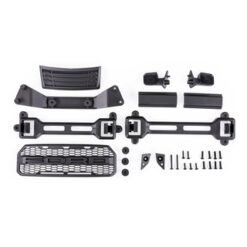 Body accessories kit, 2017 Ford Raptor (includes grille, hood insert, side mirrors, & mounting hardware)Â (includes latches and latch mounts for clipless mounting) [TRX5920]