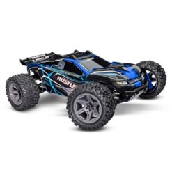 Rustler 4X4 BL-2s Brushless: 1/10 4WD ST TQ 2.4GHz - Blauw [TRX67164-4BLUE]