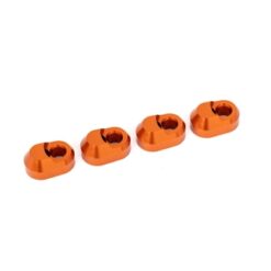 Suspension pin retainer, 6061-T6 aluminum (orange-anodized) (4) [TRX7743-ORNG]