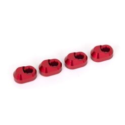 Suspension pin retainer, 6061-T6 aluminum (red-anodized) (4) [TRX7743-RED]