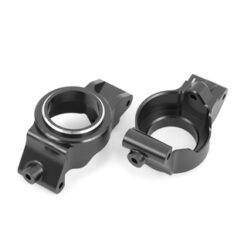 Caster blocks (c-hubs), 6061-T6 aluminum (gray-anodized), left & right [TRX7832-GRAY]