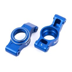 Carriers, stub axle (blue-anodized 6061-T6 aluminum) (left & right) [TRX7852-BLUE]