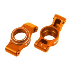 Carriers, stub axle (orange-anodized 6061-T6 aluminum) (left & right) [TRX7852-ORNG]