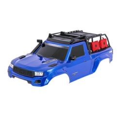 Body, TRX-4 Sport, complete, blue (painted, decals applied) (includes grille, side mirrors, door handles, windshield wipers, expedition rack, & clipless mounting) (requires #8080X inner fenders) [TRX8213-BLUE]