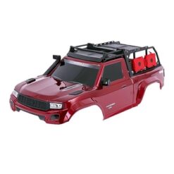 Body, TRX-4 Sport, complete, red (painted, decals applied) (includes grille, side mirrors, door handles, windshield wipers, expedition rack, & clipless mounting) (requires #8080X inner fenders) [TRX8213-RED]