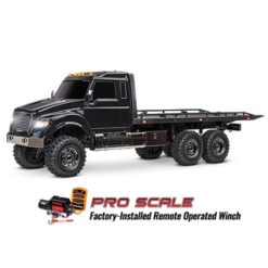 Traxxas Ultimate RC Hauler Truck with winch - Black [TRX88086-84BLK]