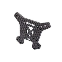 Shock tower, rear, 5mm (carbon fiber) (fits Sledge) [TRX9641]