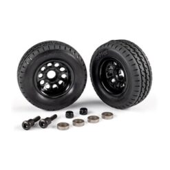 Trailer wheels (2)/ tires (2)/ mounting hardware [TRX9797]