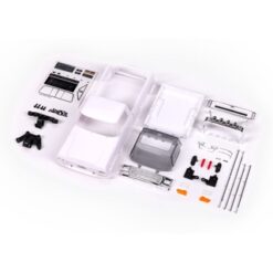 Body, Ford F-150 Truck (1979), complete (unassembled) (white, requires painting) (includes grille, side mirrors, door handles, roll bar, windshield wipers, side trim, & clipless mounting) [TRX9812]