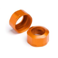 HPI Shock Cap 12Xm13X0.8Mm (Orange/Grooved/2Pcs) [HPI106633]