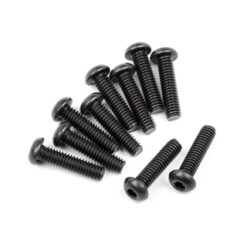 HPI Button Head Screw M2.5X10Mm (Hex Socket/10Pcs) [HPI107373]