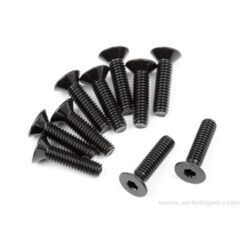 HPI flat head screw 2.5 x 10 hex [HPI107375]