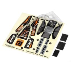 HPI Q32 Baja Buggy Body And Wing Set (Clear) [HPI114283]