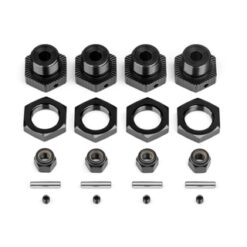 HPI Aluminum Wheel Hex Hub Set 17Mm (Black/4Pcs) [HPI114341]