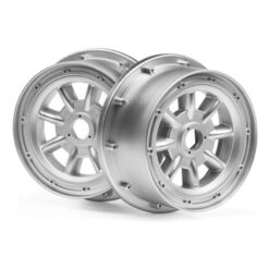 HPI Ml-8 Wheel Silver front (120X60Mm/2Pcs) [HPI115765]