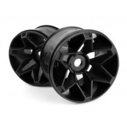 HPI Havok Wheel Black (3.8inx71mm/2pcs) [HPI160147]