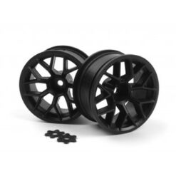HPI RTR WHEEL 26MM BLACK (6MM OFFSET/2PCS) [HPI160400]