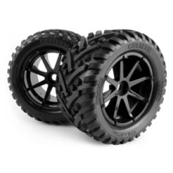 HPI Mounted Goliath Tire on 3256 Blast Black Wheel [HPI160506]