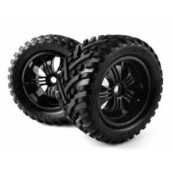 HPI Mounted Goliath Tire on 3251 Tremor Black Wheel [HPI160507]