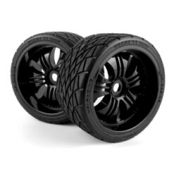 HPI Mounted Phaltline Tire on 3251 Tremor Black Wheel [HPI160509]