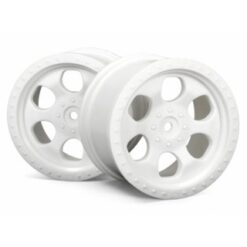 HPI 6 Spoke Wheel White (83X56Mm/2Pcs) [HPI3115]