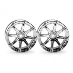 HPI Work Emotion Xc8 Wheel 26Mm Chrome (6Mm Offset) [HPI3301]