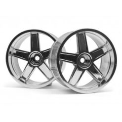 HPI Lp35 Wheel Mf Type Chrome (9Mm Offset/2Pcs) [HPI33478]