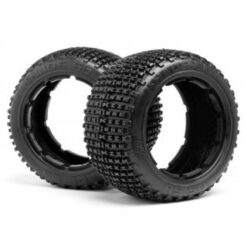 HPI Khaos Tire (White/Baja 5B/Rear/2Pcs) [HPI67972]