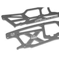 HPI Hoofd chassis set Savage XL Grijs [HPI73941]