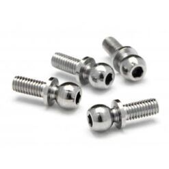 HPI Ball 4.7X6.5mm (4-40/Hex Socket/Silver/4pcs) [HPI86196]