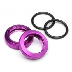 HPI Shock Adjuster Nut 20Mm (Purple/2Pcs) [HPI86446]