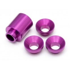 HPI Spacer Set For Clutch Bell Holder (Purple) [HPI87459]