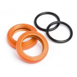 HPI Shock Adjuster Nut 20Mm (Orange/2Pcs) [HPI87492]