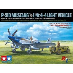 TAMIYA 1:48 US P-51D Mustang & 4x4 Lt. » Fahrzeug [TA25205]