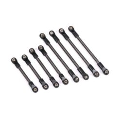 Suspension link set. steel (includes 4x55mm front lower link [TRX9849]
